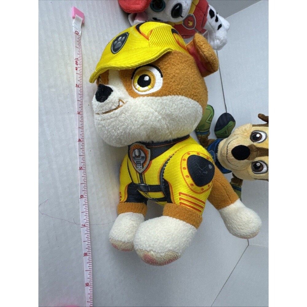 Paw Patrol Plush TY Marshall Chase Rubble Lot Of 4 - Picture 5 of 13